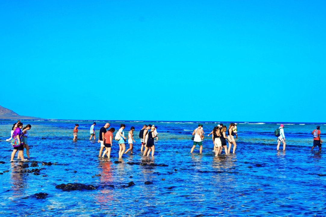 Salinas de Pedra de Lume salt lake, Shark Bay lemon shark nursery, Buracona Blue Eye, Miragem Fatamorgana at Terra Boa