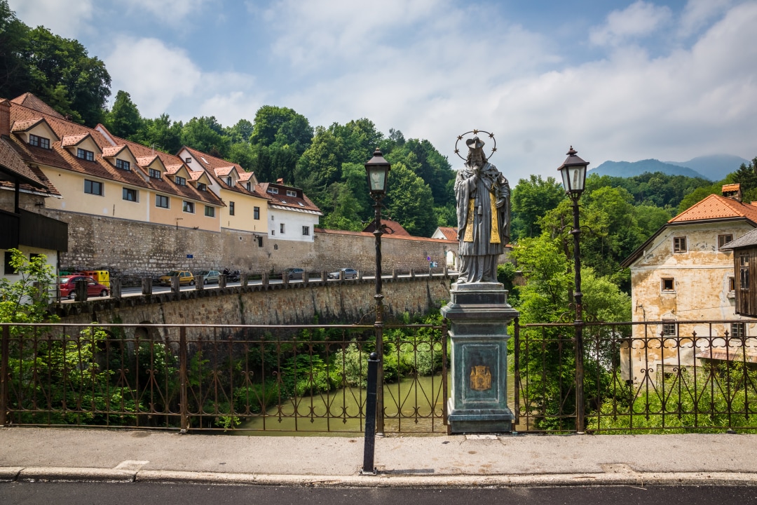Castle Plateau, Church of Saint Jacob, the oldest bridge in Slovenia