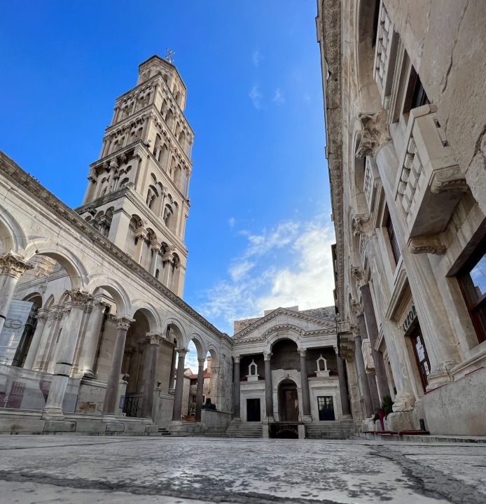 Diocletian's Palace, Cathedral of Saint Domnius, Golden Gate (Diocletian's Palace), Gregory of Nin