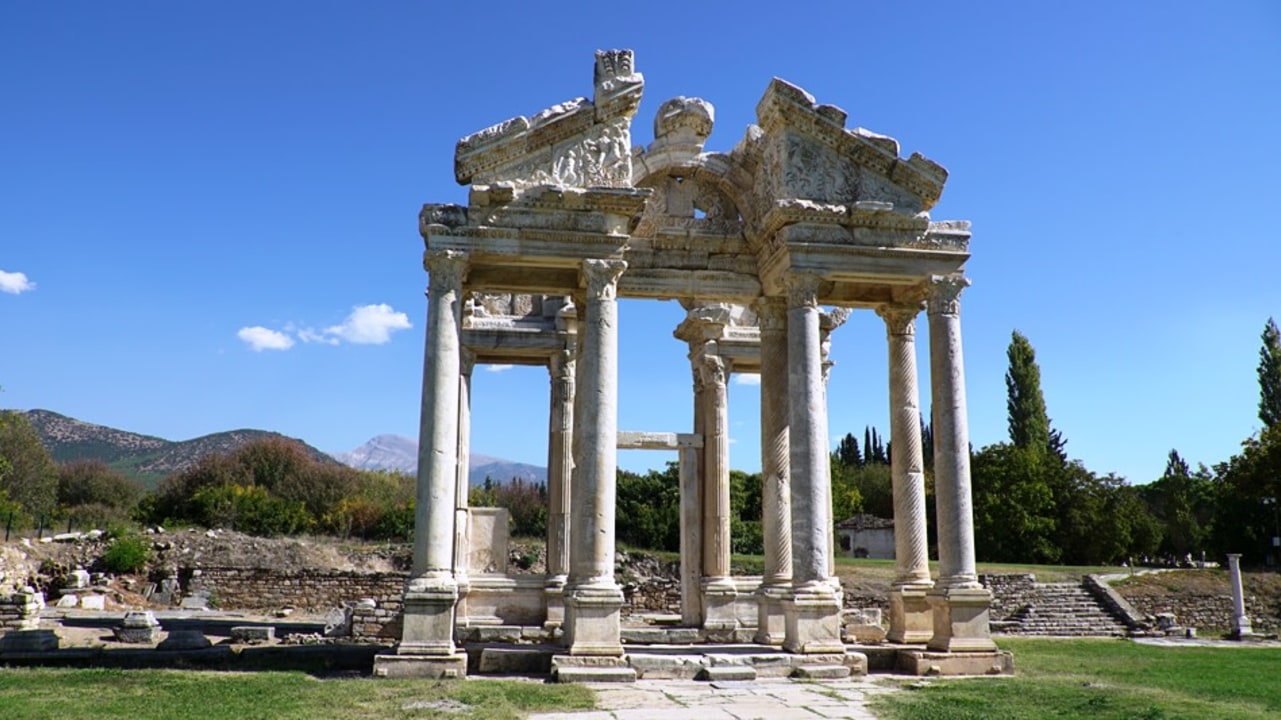 Troy ruins, Ephesus ancient city, Travertines of Pamukkale, Aphrodisias