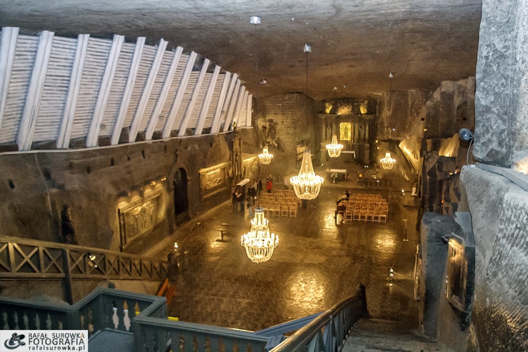 Wieliczka Salt Mine, St. Kinga's Chapel, underground salt lake