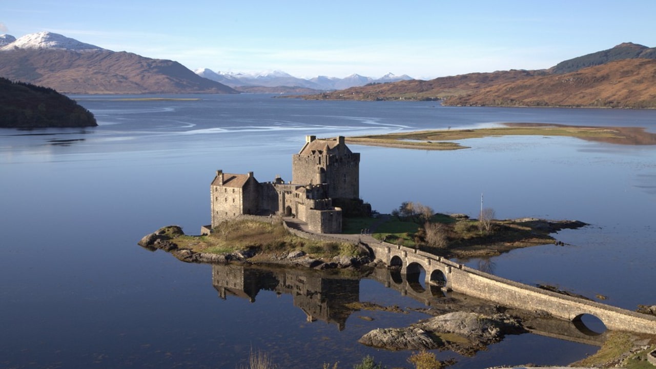 Loch Ness shores, Eilean Donan Castle, Isle of Skye landscapes, Portree harbour