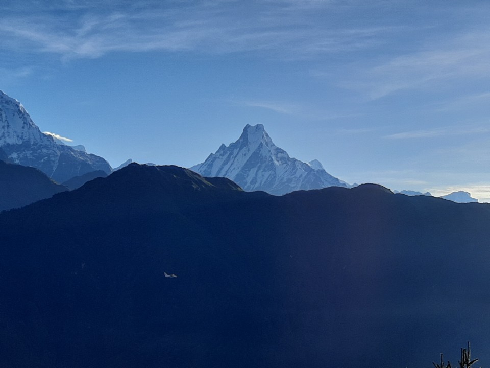 Poon Hill sunrise, Ghorepani rhododendron forests, Annapurna range, Pokhara lakeside