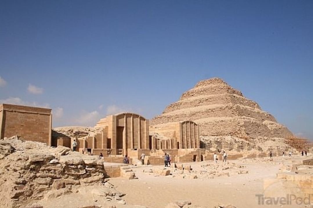 Great Pyramid of Giza, Great Sphinx of Giza, Pyramid of Djoser, Red Pyramid and Bent Pyramid