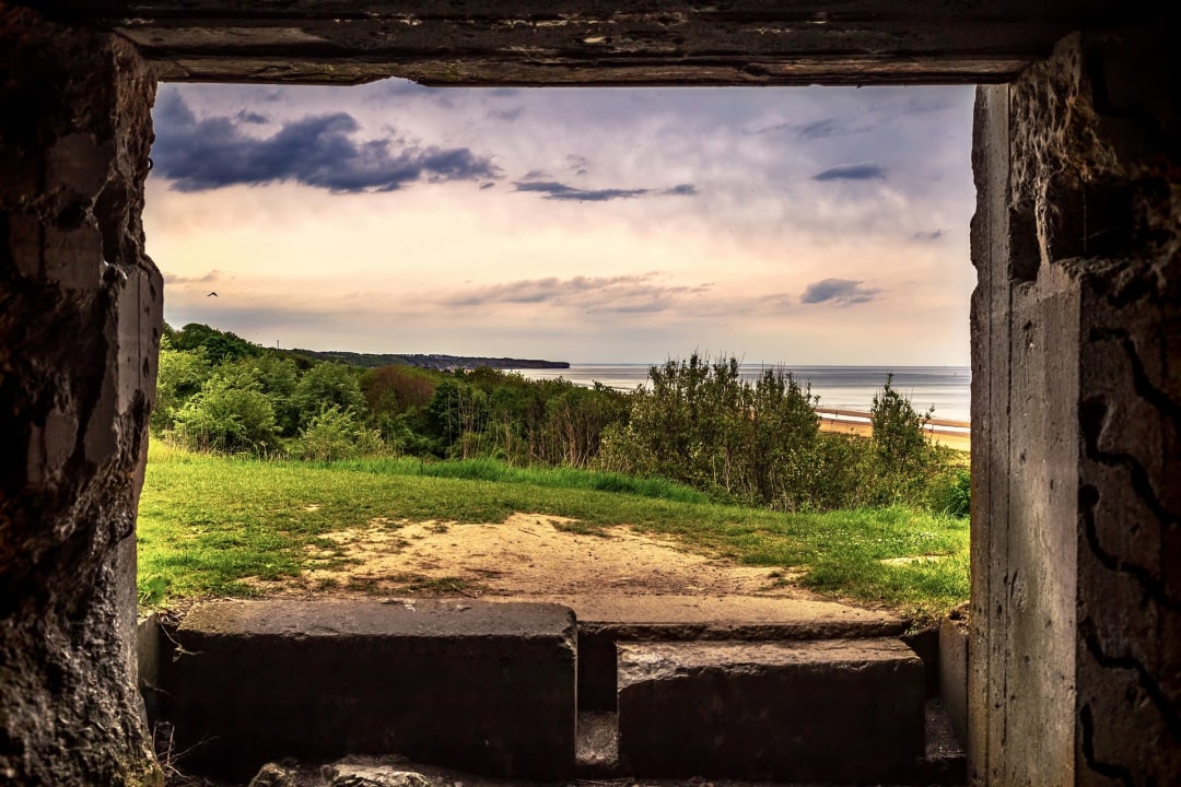 American War Cemetery, Pointe du Hoc cliffs, Omaha Beach, Arromanches artificial port