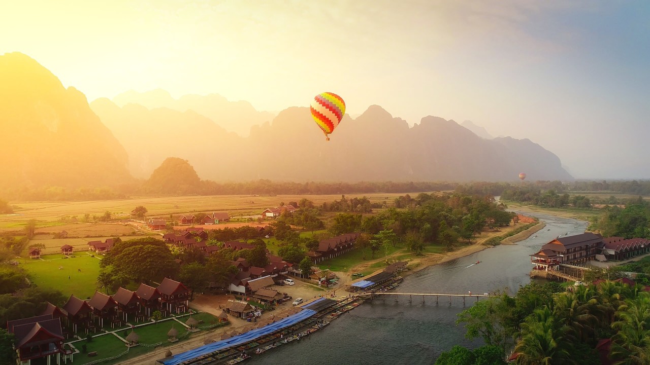 Pha That Luang, Patuxai, Wat Si Saket, Namxong River