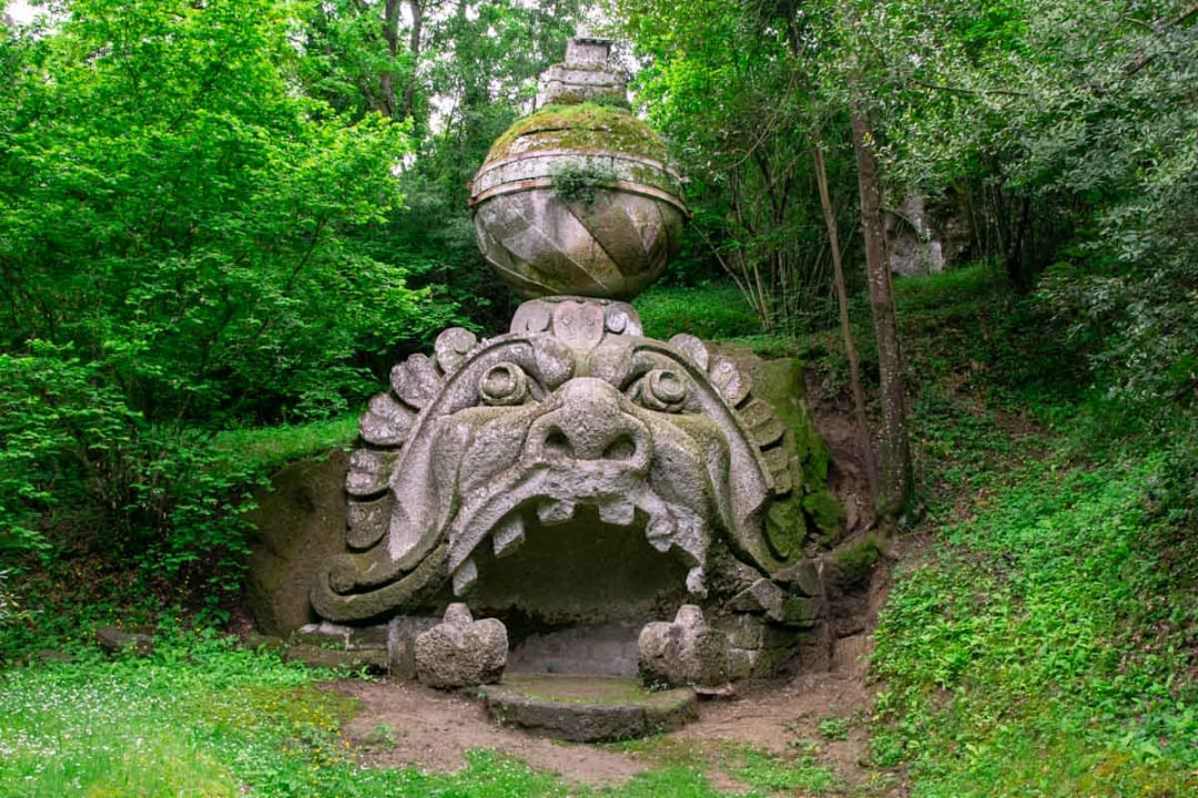 Bomarzo Monster Park, Caprarola Farnese Palace, Rome countryside