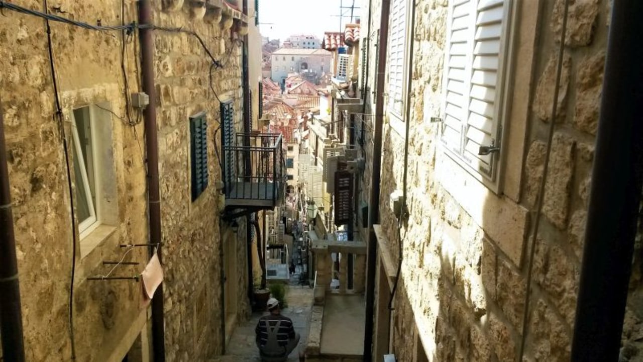 Stradun, Walls of Dubrovnik, Sponza Palace, St Blaise's Church