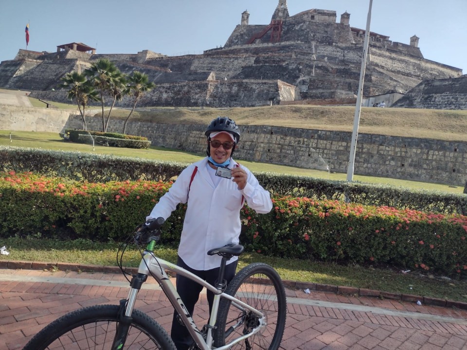 Getsemaní neighborhood, the Walls, Bolívar Square