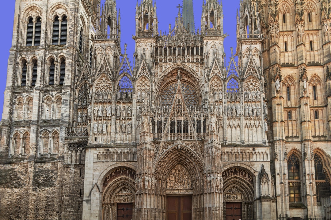Rouen Cathedral, The Gros-Horloge, La place du Vieux Marché, The Church of Saint Joan of Arc