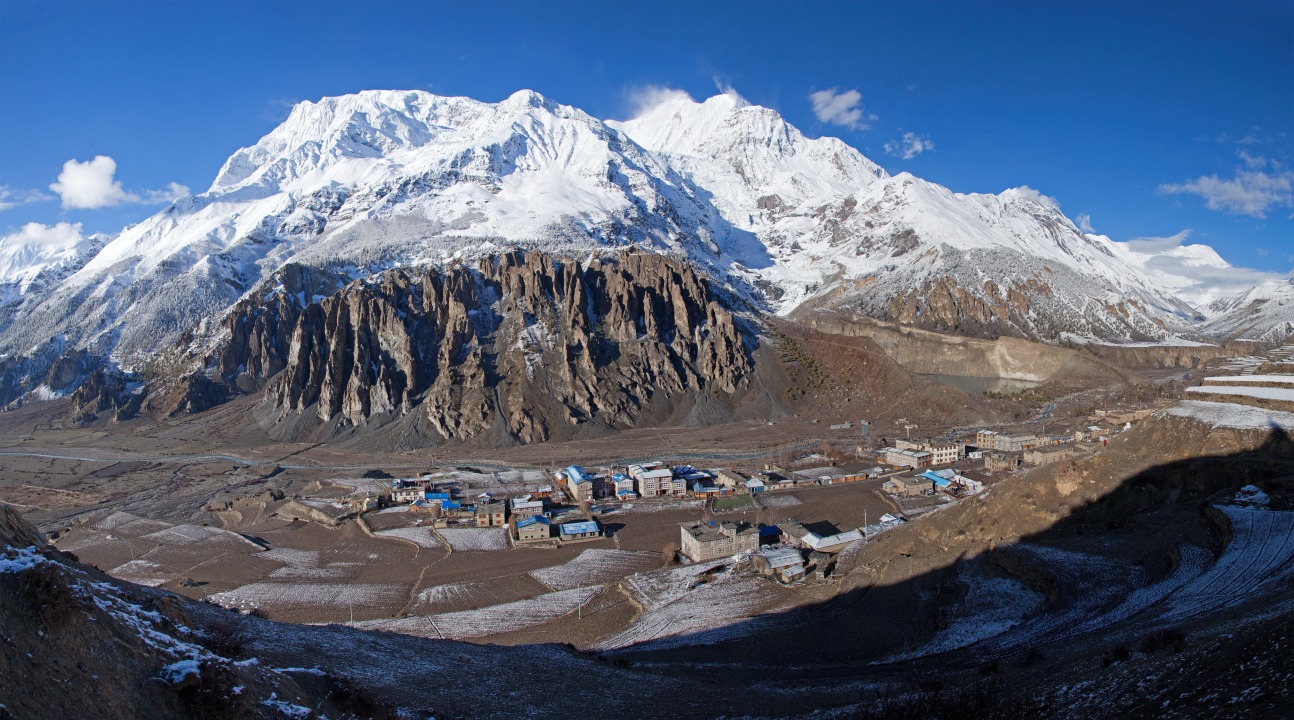 Thorong La Pass, Muktinath pilgrimage site, Manang valleys, Annapurna I vistas