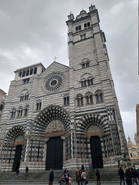 Strada Nuova (Via Garibaldi), Genoa Cathedral, Aquarium of Genoa, Port of Genoa