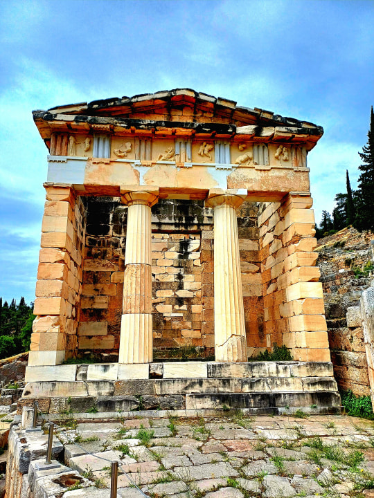 Delphi Archaeological Museum, Temple of Apollo (Delphi), Sacred Way, Ancient Theatre