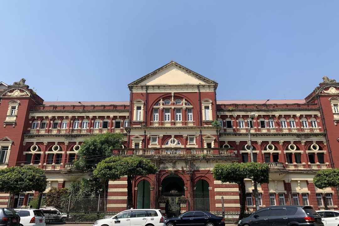 downtown Yangon, a traditional wet market, an Armenian church, a local tea shop