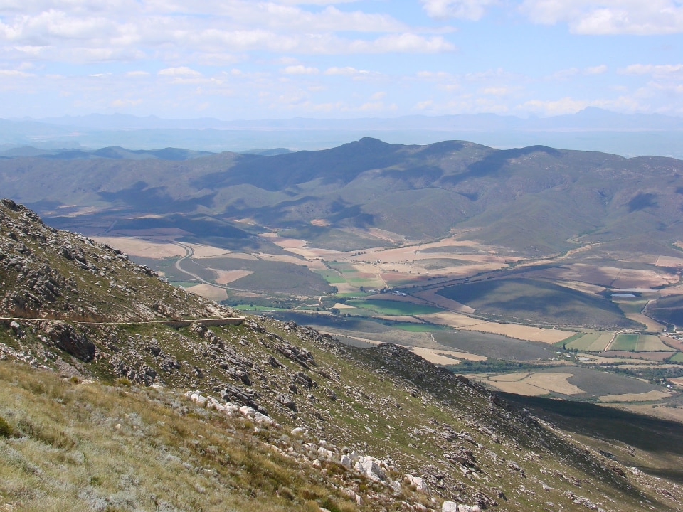Sea Point contact zone, Swartberg Pass, Karoo National Park, Meiringspoort Pass
