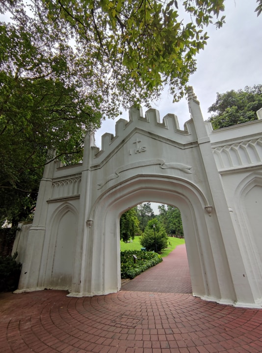 Fort Canning Park, Forbidden Hill, Christian cemetery, home of Stamford Raffles