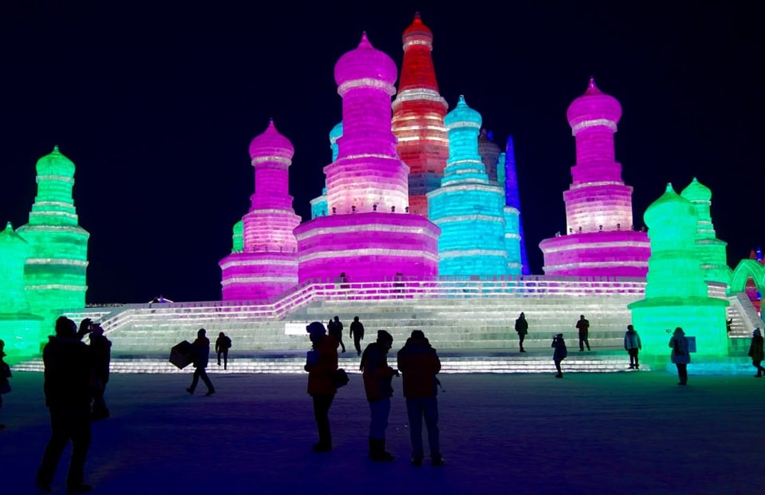 Saint Sophia Cathedral, Zhongyang Pedestrian Street, Sun Island, Ice and Snow World