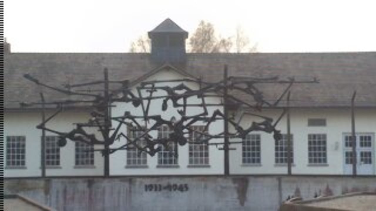 Dachau Concentration Camp Memorial, the tainted walls of the Nazi concentration camp, Dachau