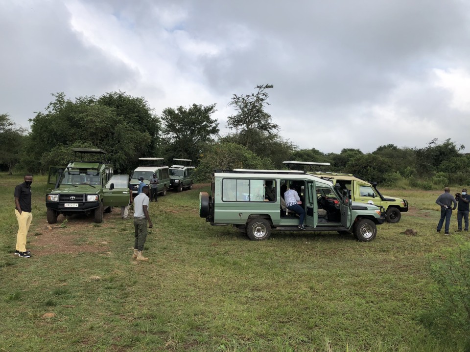 Akagera National Park savannah, Lake Ihema waterways, Twin Lakes of Burera and Ruhondo, Volcanoes National Park highlands