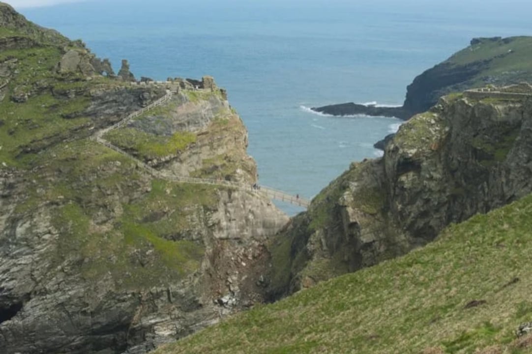 Tintagel Castle, Boscastle, St Nectan's Glen waterfall