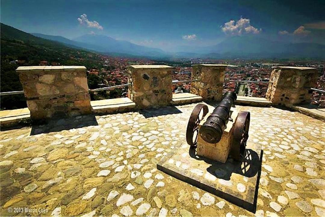 fortress of Prizren, Sinan Pasha Mosque, Albanian League of Prizren complex, River Bistrica