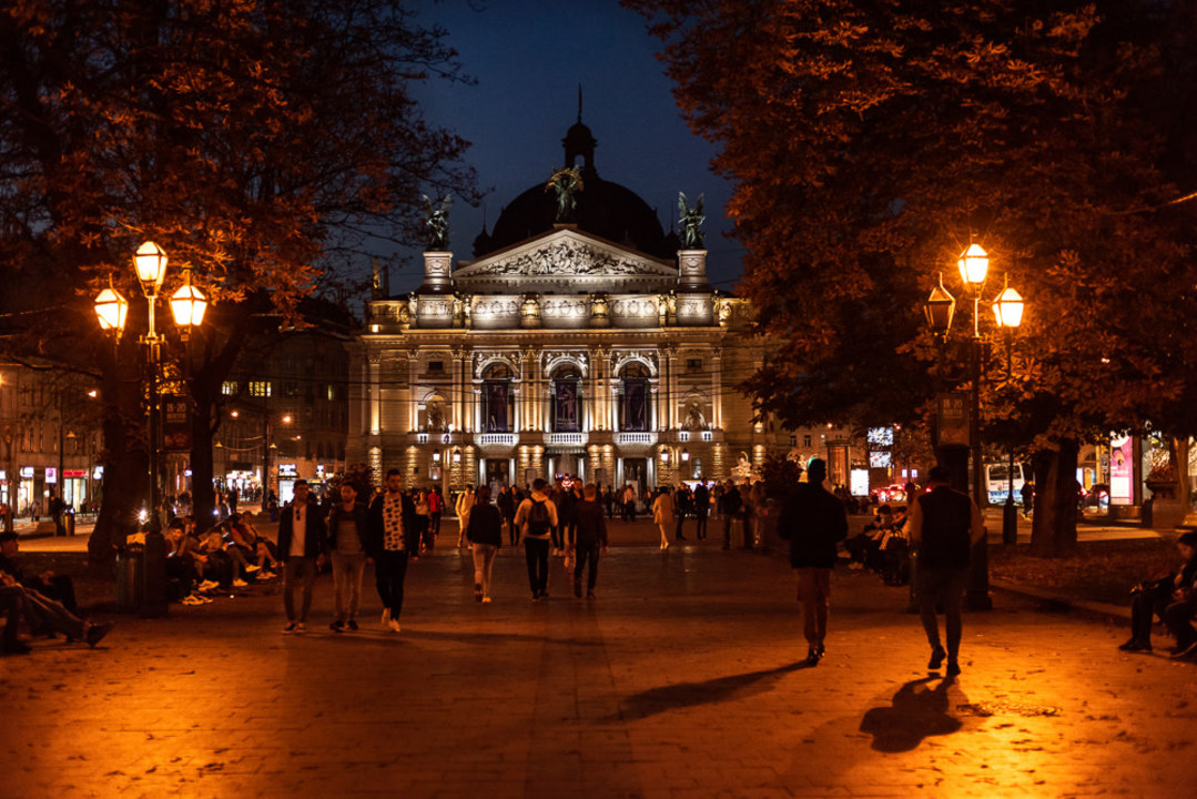 Opera House, House of Scientists, Potocki Palace, Lviv