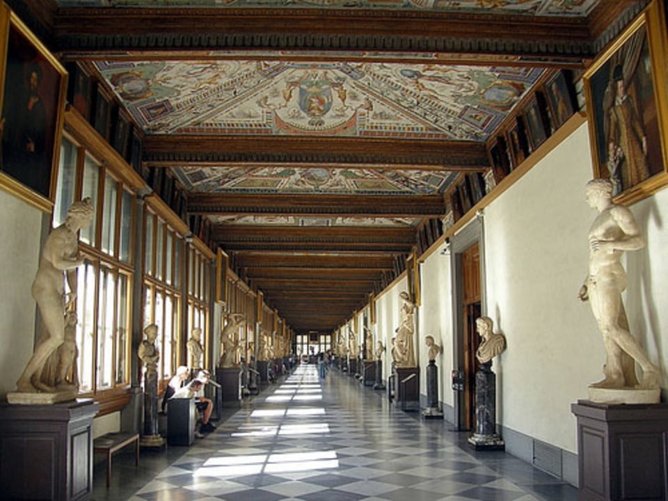 Uffizi Gallery, Vasari's museum complex, Florence