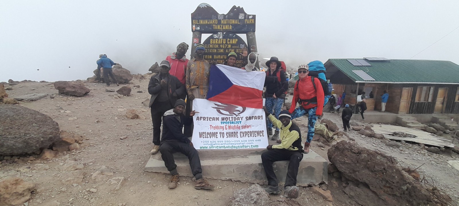 Mandara Hut rainforest, Horombo Camp moorlands, the saddle between Kibo and Mawenzi, Uhuru Peak summit