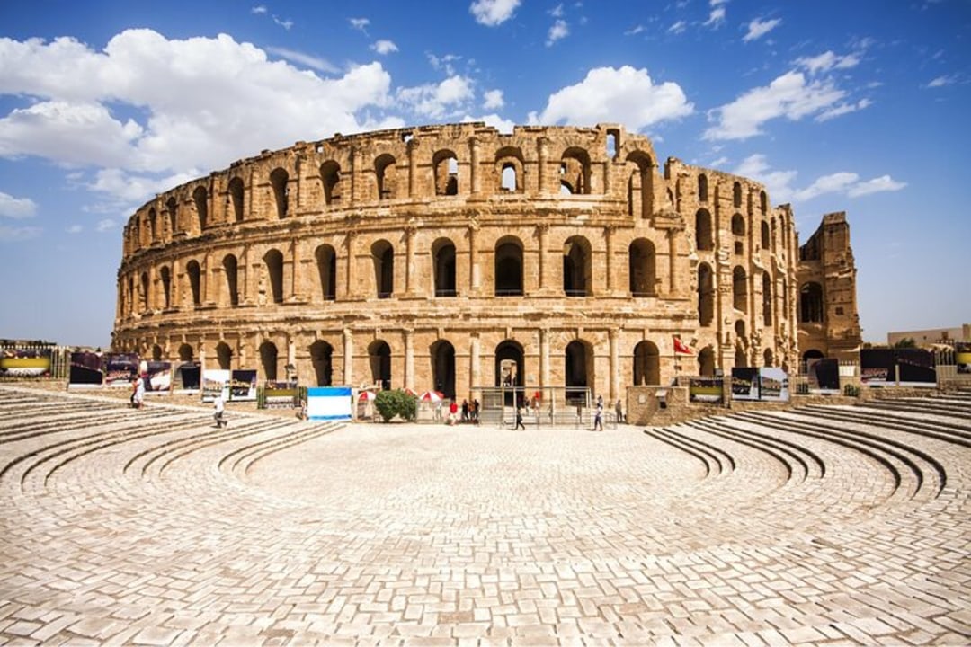 Amphitheatre of El Jem, Archaeological Museum, ancient Thysdrus