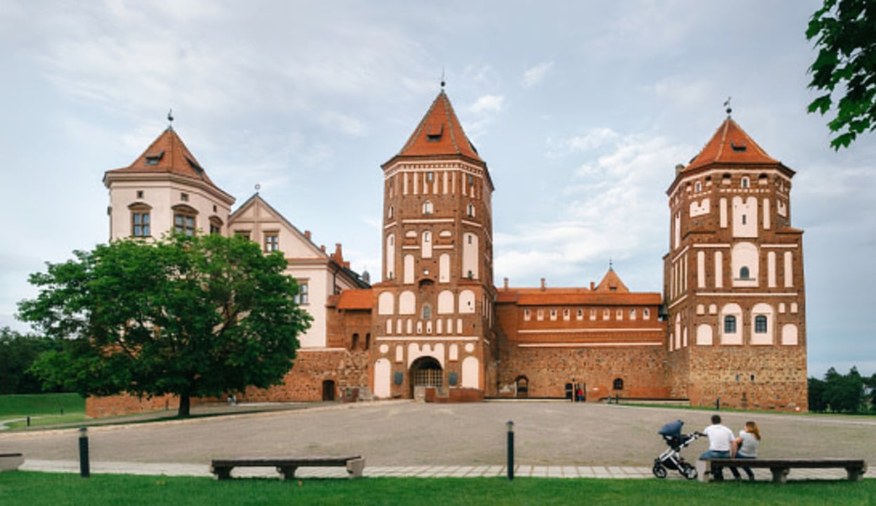Nesvizh Castle, Mir Castle Complex, Belarusian countryside views
