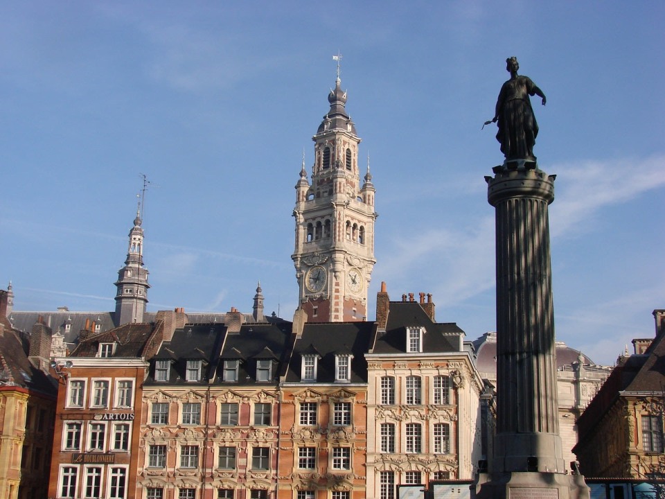 The Vieille Bourse, Our Lady of la Treille Cathedral, Opéra de Lille