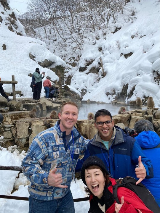 Snow-clad Jigokudani Snow Monkey Park, Masuichi Sake Brewery in Obuse Town, Hokusai Museum