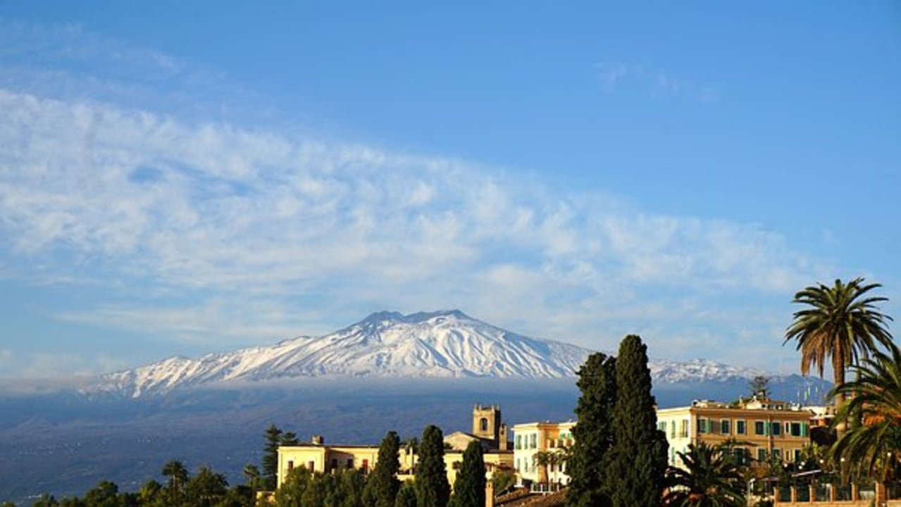 Rifugio Sapienza, Silvestri craters and lava flow patches, Giardini Naxos, Taormina historic streets