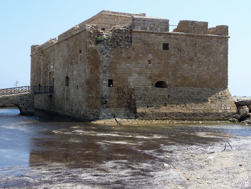 Petra tou Romiou, Paphos Castle, Panagia Chrysopolitissa Church
