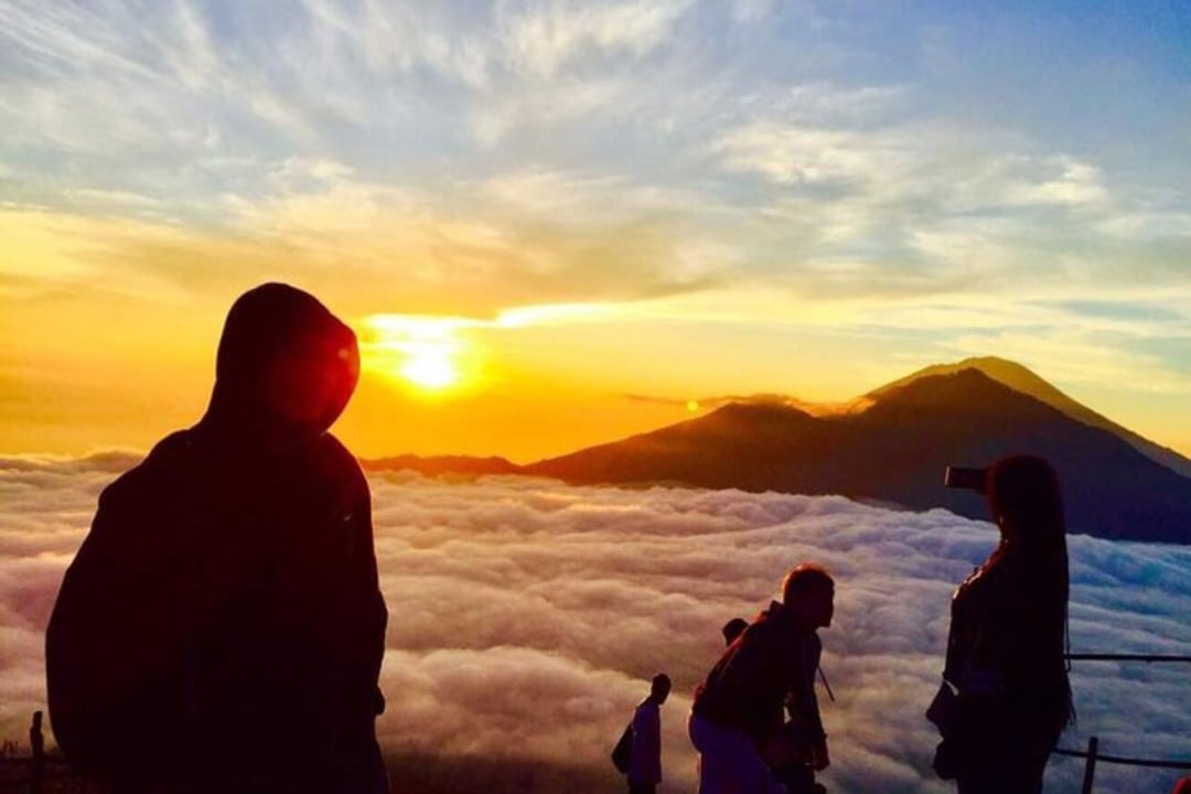 Mount Batur sunrise, Toya Devasya Hot Spring, Mount Agung summit, Ceking Rice Terrace