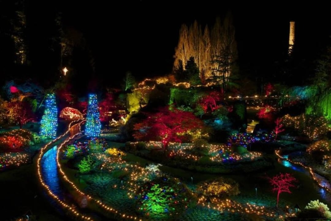 Butchart Gardens' Magic of Christmas, Parliament Buildings, Inner Harbour, Gulf Islands