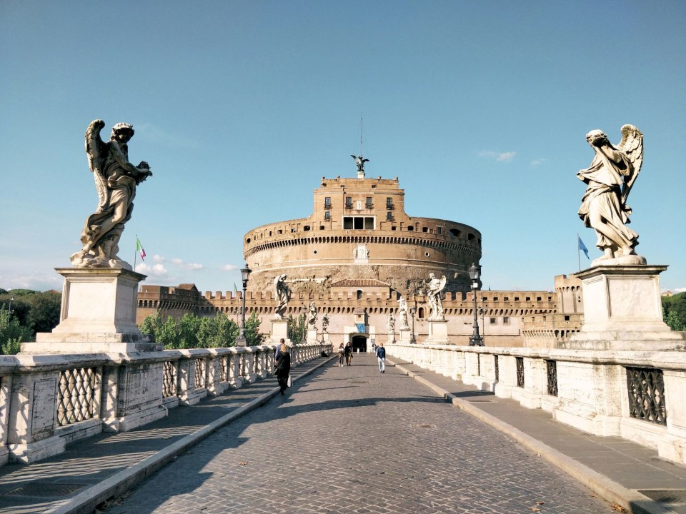Rome streets, the city's beautiful hills