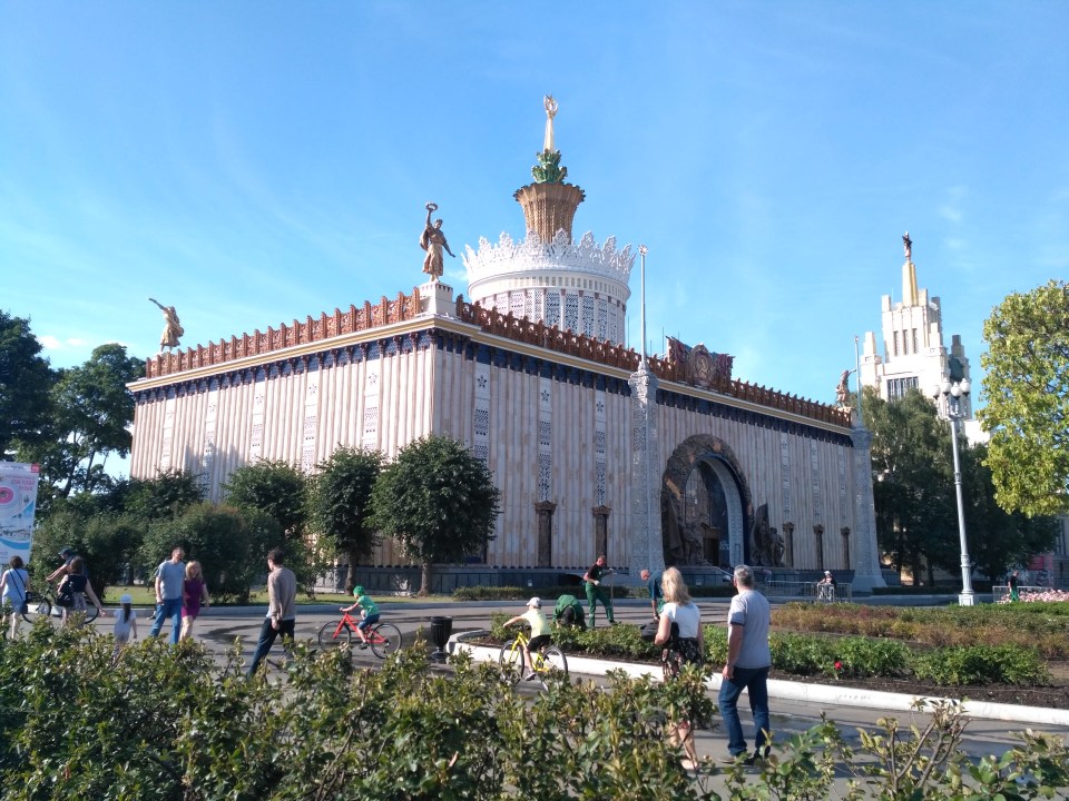 VDNH Park, Monument of Worker and Kolhoz Women, Ostankino Tower, Hotel Cosmos