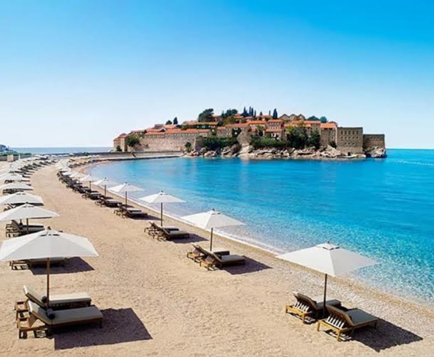 Sveti Stefan islet, Adriatic coast, Kotor coastal drive