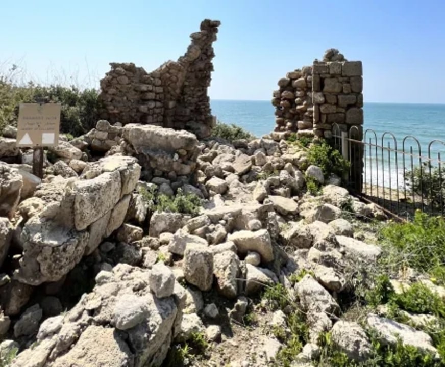 Ashkelon National Park, Canaanite City Gate, Mediterranean Sea