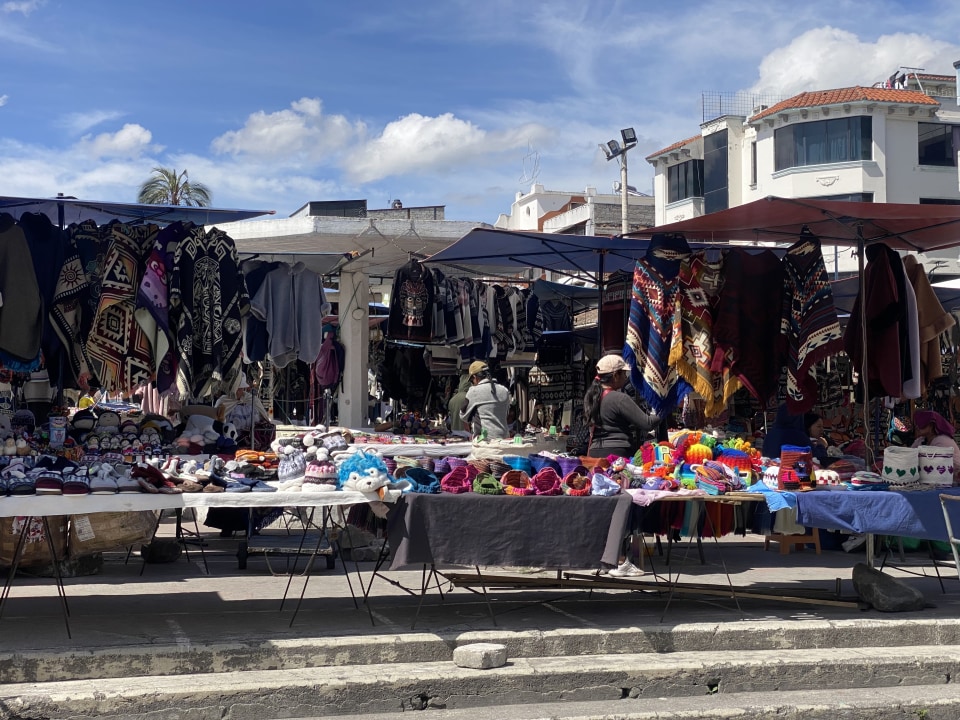 Otavalo Market, Plaza de Ponchos, Cotacachi leather goods, Cuicocha Lake