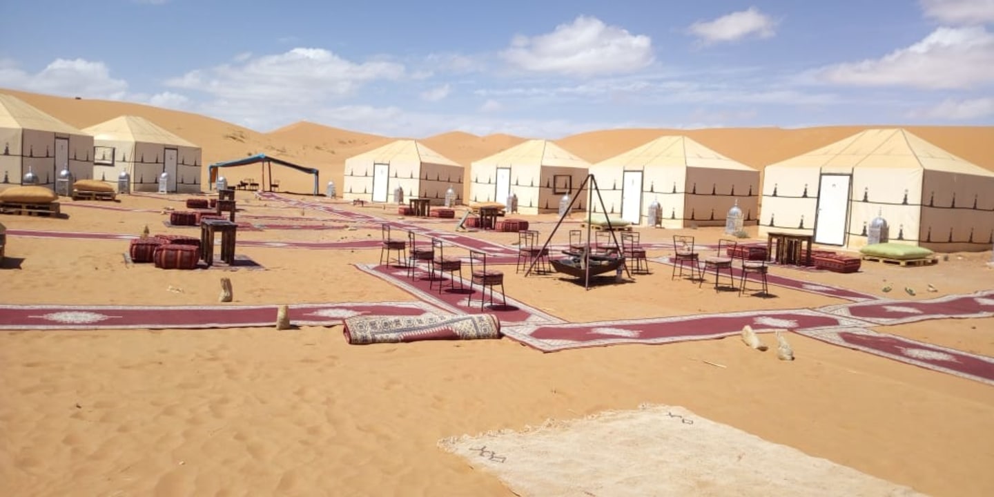 Erg Chebbi dunes, Merzouga camp, Aït Benhaddou, Dades Gorges