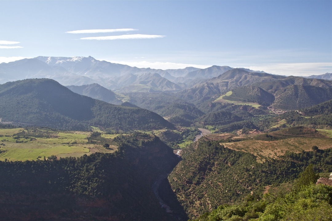 Mount Toubkal, Toubkal National Park, Atlas Mountains, The Khasbha of Tamadout