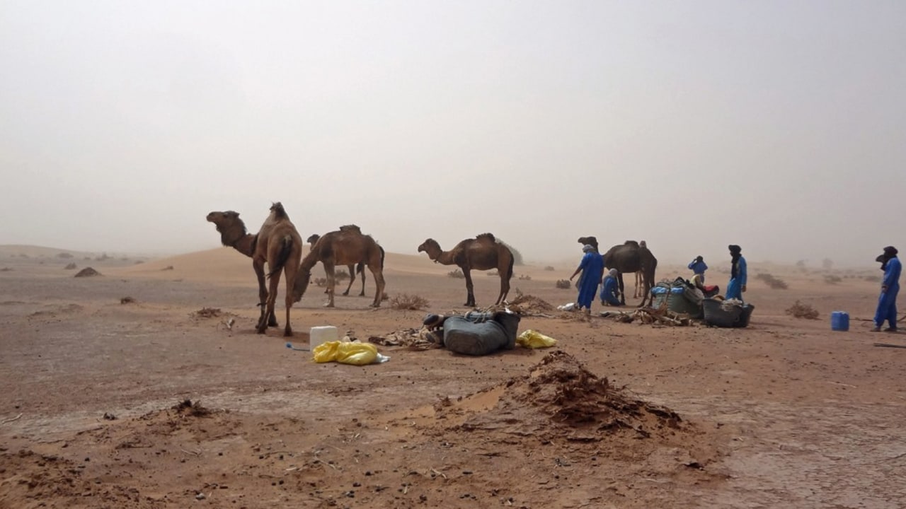 tombeau de Sidi Naji, Erg Ait Ounir, Vallée du Draa