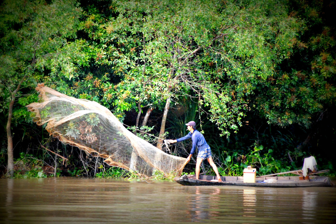 Mekong River, Mỹ Tho orchards, Bến Tre coconut farms