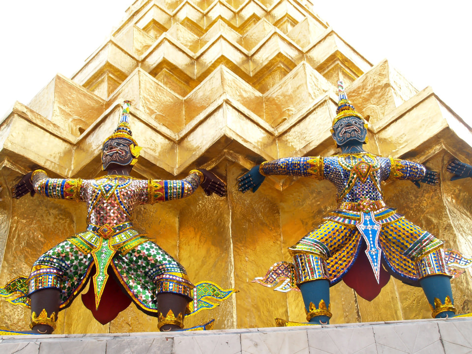 Grand Palace exteriors, Wat Phra Kaew, Throne Hall, Coronation Hall