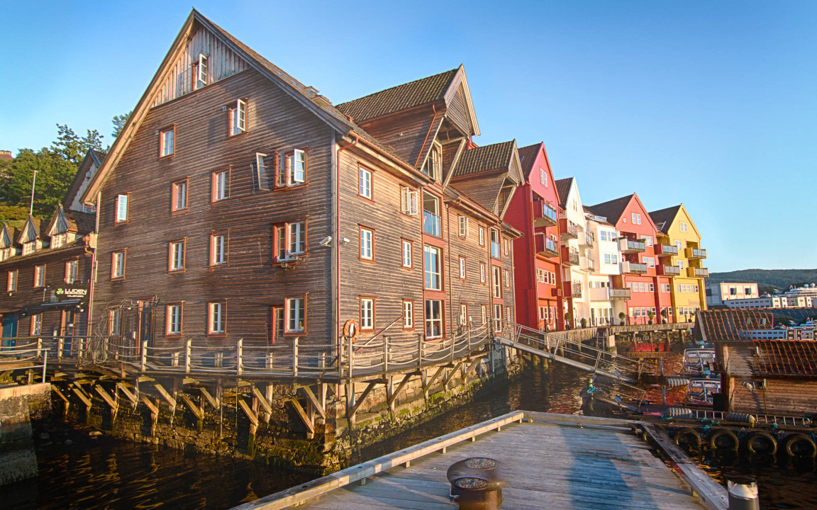Mount Fløyen, Fish Market, Sandviken cobblestone streets, Mount Ulriken
