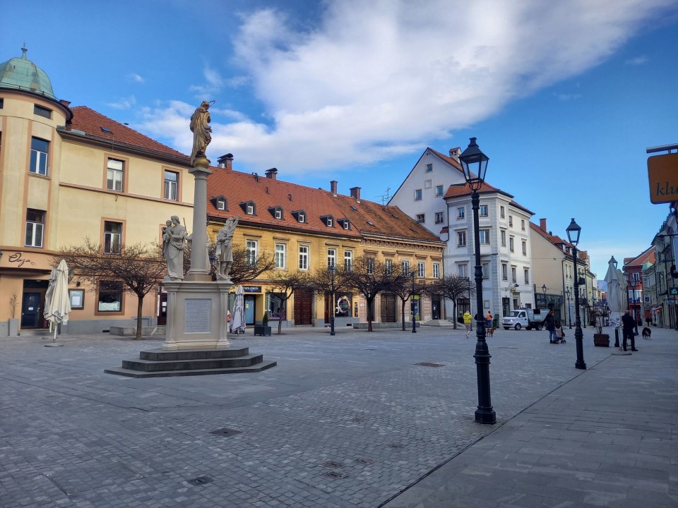 Krekov Square, Parish Church of St. Daniel, Lower Castle, Savinja river