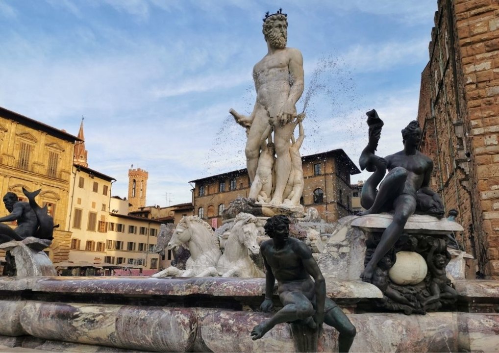 Piazza della Signoria, Florence Cathedral, Florence Baptistery, Ponte Vecchio