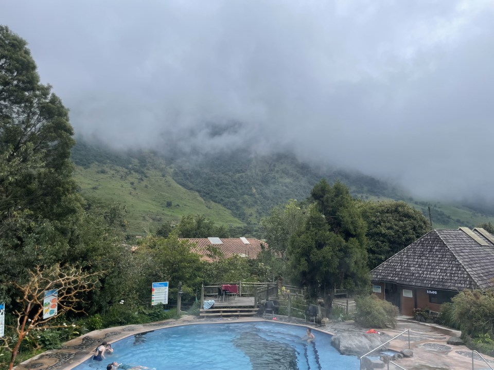 Papallacta Hot Springs, Papallacta River path, gateway to the Amazon and the cloud forest